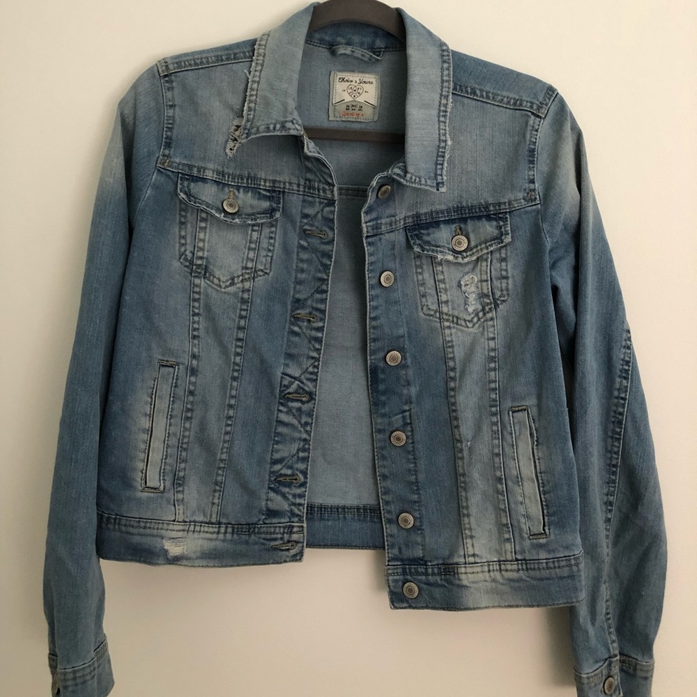 Ripped Denim Jacket